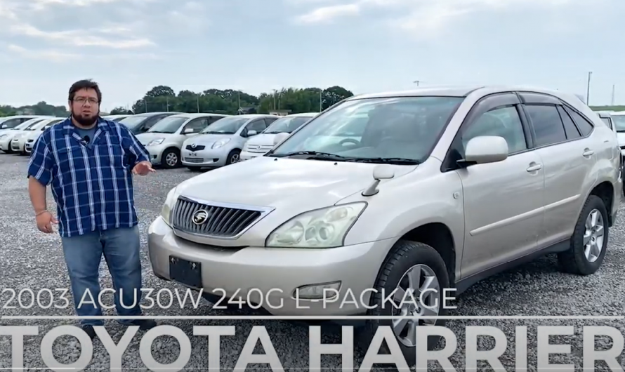 TOYOTA HARRIER ACU30W 240G L-PACKAGE/ Reviewed by a used car specialist!!